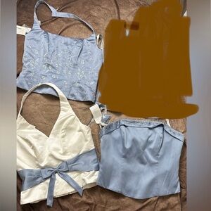 New size 14, 
Lot of 3 formal bridesmaid dress tops 
Alfred Angelo